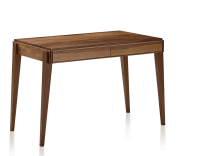 Bureau scandinave en noyer teinte naturelle L120 cm Bureau scandinave en noyer teinte naturelle L120 cm