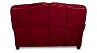 2 seater leather club sofa burgundy 2 seater leather club sofa burgundy