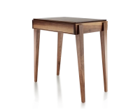 Scandinavian walnut desk natural tint L80 cm Scandinavian walnut desk natural tint L80 cm