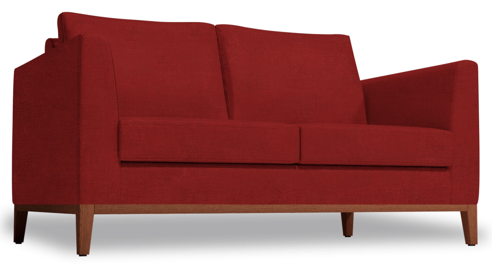 Canapé design 2 places tissu orange brulé Canapé design 2 places tissu orange brulé