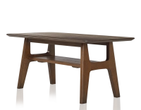 Table basse rectangulaire en chêne teinte marron foncé 100x50 cm 100x50 cm Table basse rectangulaire en chêne teinte marron foncé 100x50 cm 100x50 cm