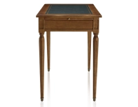 Bureau ancien style Louis XVI plateau cuir vert L110 cm Bureau ancien style Louis XVI plateau cuir vert L110 cm