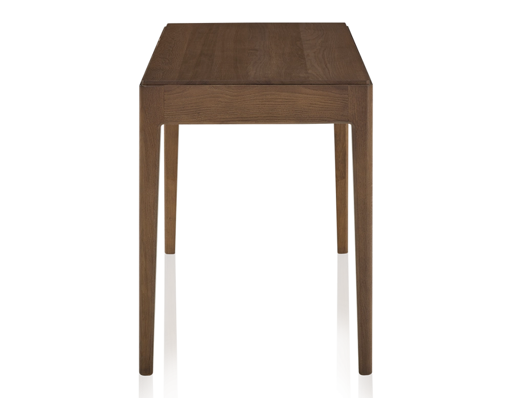 Bureau design en chêne teinte noyer L120 cm Bureau design en chêne teinte noyer L120 cm