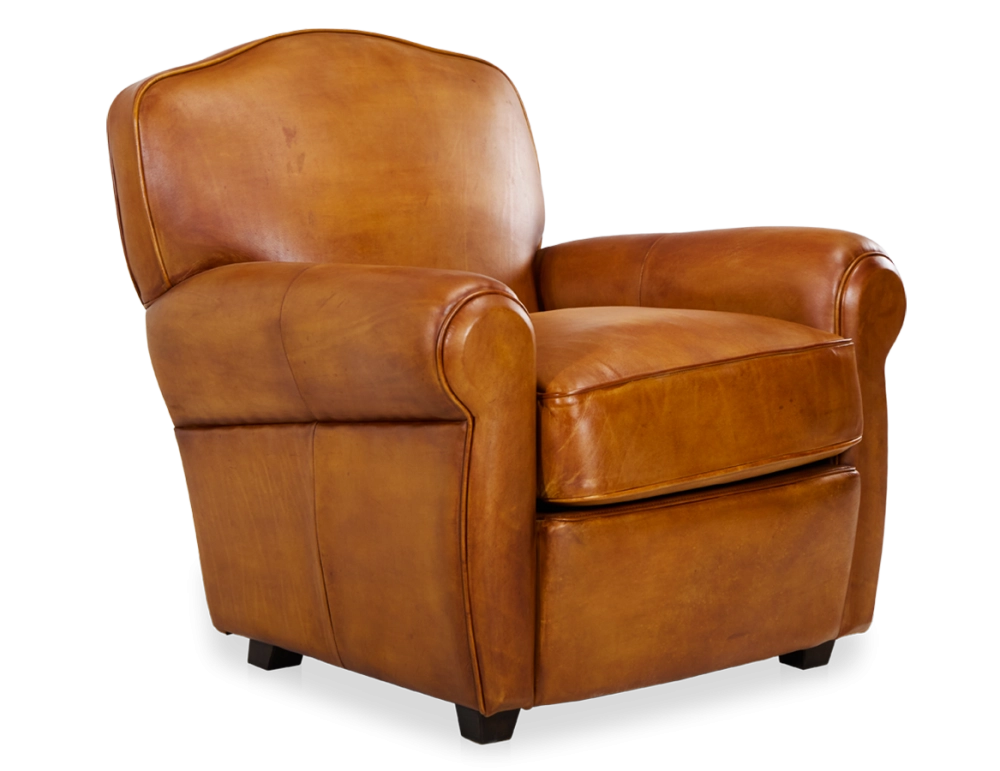 Fauteuil club cuir cognac Fauteuil club cuir cognac