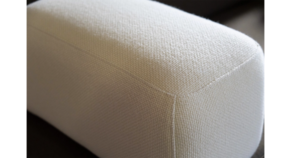 Antique 3 seater sofa tissu en laine bouillie marron