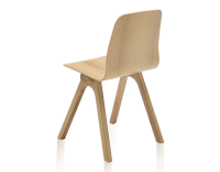 Chaise design en chêne teinte de bois naturelle Chaise design en chêne teinte de bois naturelle