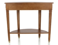 Console ancienne demi lune style directoire bois teinte ancienne Console ancienne demi lune style directoire bois teinte ancienne
