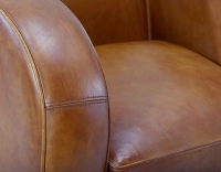 Fauteuil club cuir cognac Fauteuil club cuir cognac