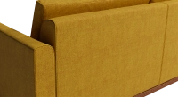Canapé design 2,5 places tissu jaune Canapé design 2,5 places tissu jaune