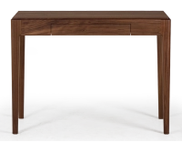 Bureau design en noyer teinte naturelle L100 cm Bureau design en noyer teinte naturelle L100 cm