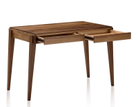 Bureau scandinave en noyer teinte naturelle L120 cm Bureau scandinave en noyer teinte naturelle L120 cm
