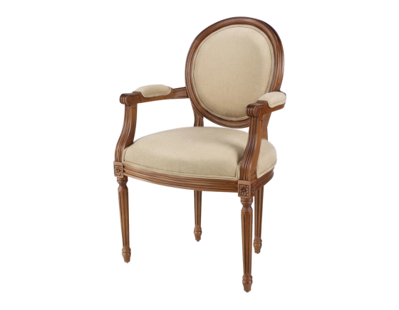 Sillón antiguo estilo Luis XVI