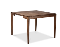 Console extensible en noyer avec 2 allonges teinte naturelle 120x50 cm 120X50 cm Console extensible en noyer avec 2 allonges teinte naturelle 120x50 cm 120X50 cm
