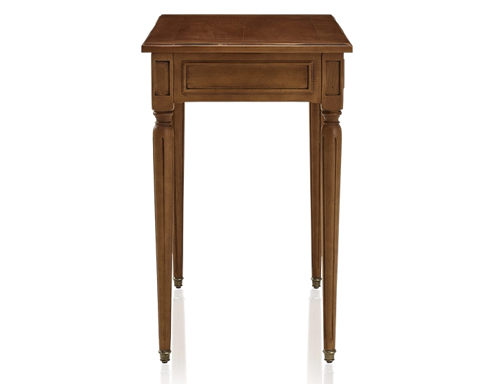 Bureau ancien style Louis XVI plateau bois L80 cm Bureau ancien style Louis XVI plateau bois L80 cm