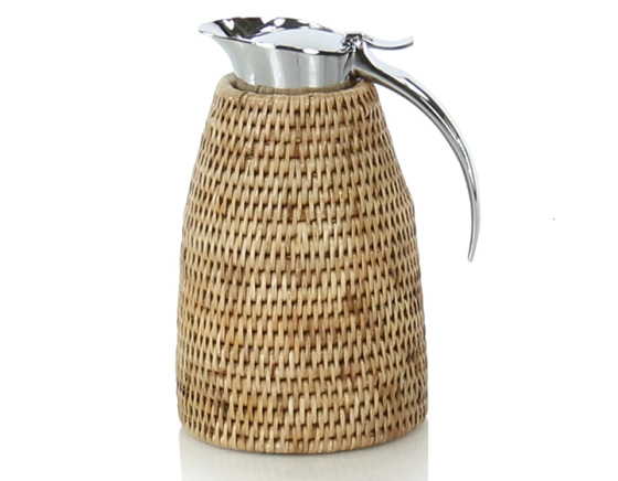 Thermos en rotin naturel 1 litre