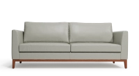 3-seater sofa design pearl grey leather 3-seater sofa design pearl grey leather