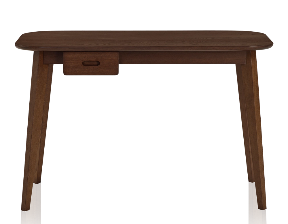 Bureau scandinave en chêne teinte marron foncé L150 cm Bureau scandinave en chêne teinte marron foncé L150 cm