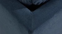 Module d'angle tissu bleu jean