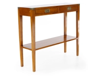 Console marine bois teinte merisier Console marine bois teinte merisier