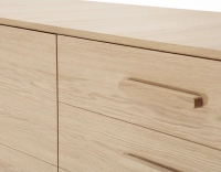 Buffet 2 portes en chêne bois teinte naturelle Buffet 2 portes en chêne bois teinte naturelle