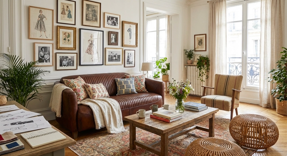 3 seater leather club sofa vintage brown