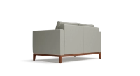 Canapé design 2 places cuir gris perle Canapé design 2 places cuir gris perle