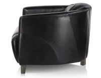 Fauteuil club cuir noir Fauteuil club cuir noir