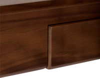 Bureau design en noyer teinte naturelle L120 cm Bureau design en noyer teinte naturelle L120 cm