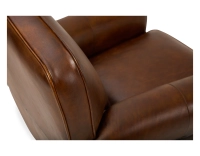 Fauteuil club cuir marron vintage Fauteuil club cuir marron vintage