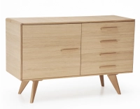 Buffet 2 portes en chêne bois teinte naturelle Buffet 2 portes en chêne bois teinte naturelle