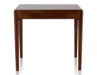 Bureau design en chêne teinte marron foncé L80 cm Bureau design en chêne teinte marron foncé L80 cm