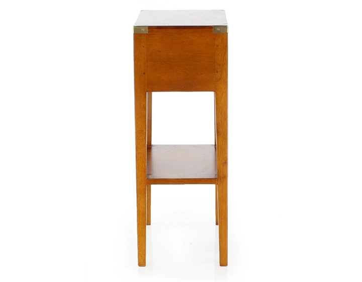 Table de chevet marine bois teinte merisier Table de chevet marine bois teinte merisier