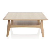 Table basse carrée en chêne teinte naturelle 100x100 cm 100x100 cm Table basse carrée en chêne teinte naturelle 100x100 cm 100x100 cm