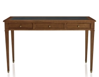 Bureau ancien style directoire plateau cuir vert L130 cm Bureau ancien style directoire plateau cuir vert L130 cm