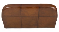 3 seater leather club sofa vintage brown studded armrests 3 seater leather club sofa vintage brown studded armrests