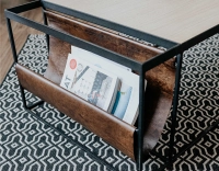 Table basse industrielle chêne naturel Table basse industrielle chêne naturel