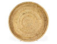 Plateau de service rond en rotin naturel petit modèle Plateau de service rond en rotin naturel petit modèle