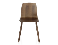 Oak designer chair dark brown wood stain Oak designer chair dark brown wood stain