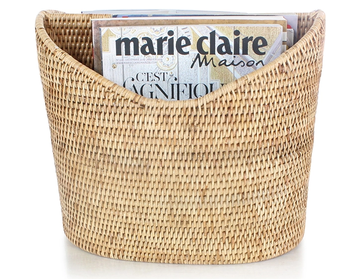 Natural rattan magazine rack Natural rattan magazine rack