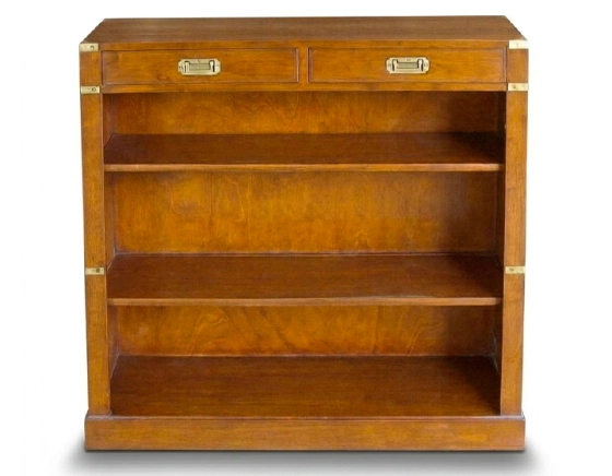 Large marine shelf cherry-stained wood L100xH110 cm