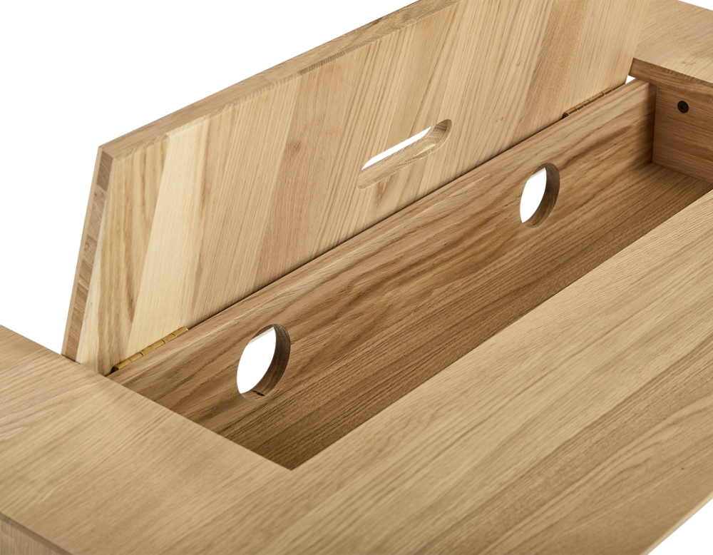 Bureau design en chêne teinte naturelle l150 cm Bureau design en chêne teinte naturelle l150 cm