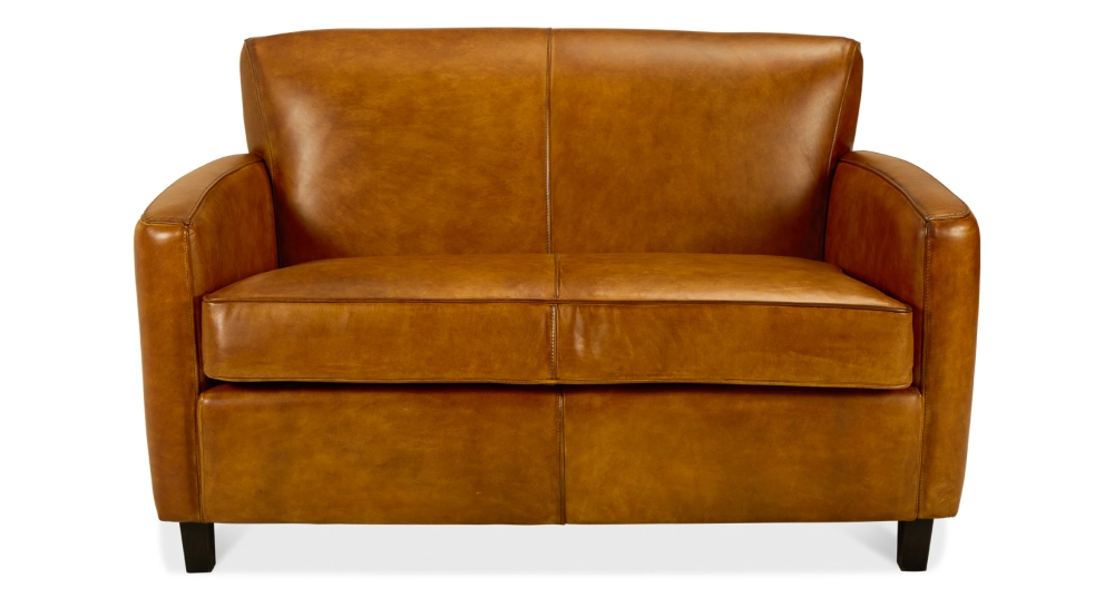 2 seater leather club sofa cognac 2 seater leather club sofa cognac