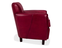 Leather club armchair burgundy Leather club armchair burgundy