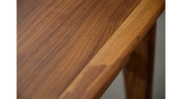 Console fixe en noyer teinte naturelle 100x40 cm Console fixe en noyer teinte naturelle 100x40 cm