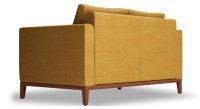 2-seater sofa design yellow fabric 2-seater sofa design yellow fabric