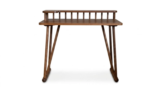 Walnut design desk 100 cm