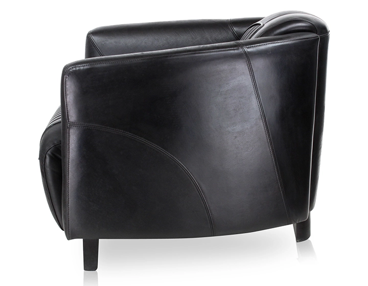 Fauteuil club cuir noir Fauteuil club cuir noir