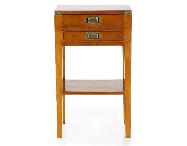 Table de chevet marine bois teinte merisier Table de chevet marine bois teinte merisier