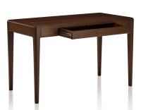 Bureau design en chêne teinte marron foncé L150 cm Bureau design en chêne teinte marron foncé L150 cm