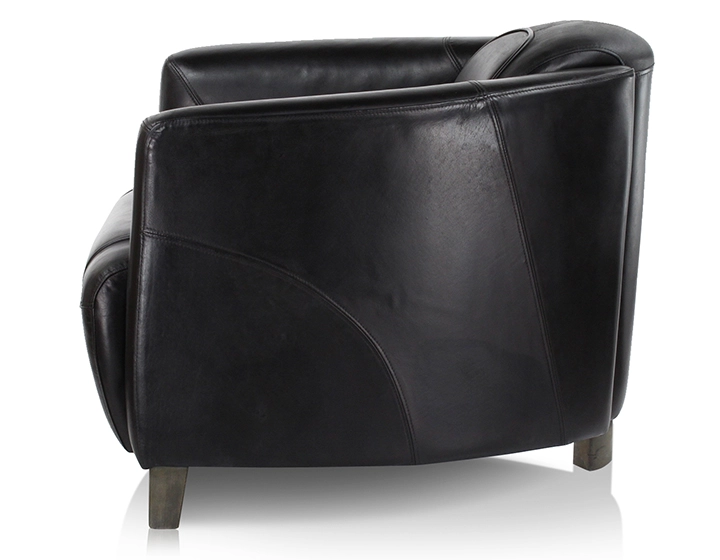 Fauteuil club cuir noir Fauteuil club cuir noir